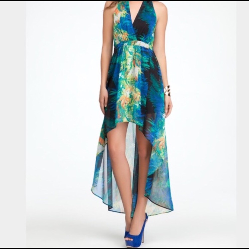 Bebe high low dress